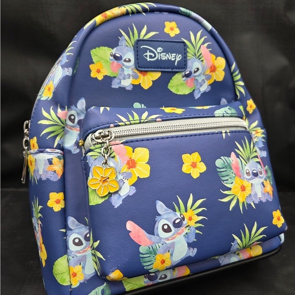 Disney Handbags - Loungefly Stitch Tropical Mini Backpack